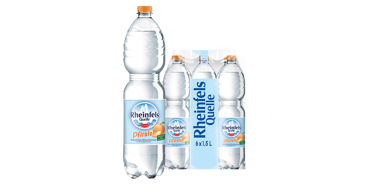 1,5-Liter-PET-Einweg Flasche und 6er-Pack