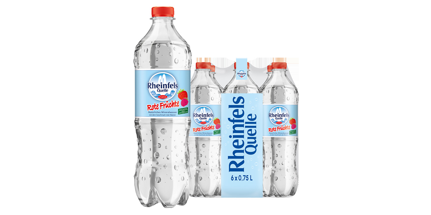 0,75-Liter PET-Einweg Flasche und 6er-Pack