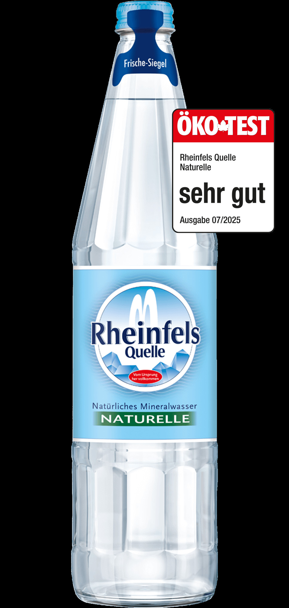 Rheinfels Quelle Naturelle in der Glasflasche
